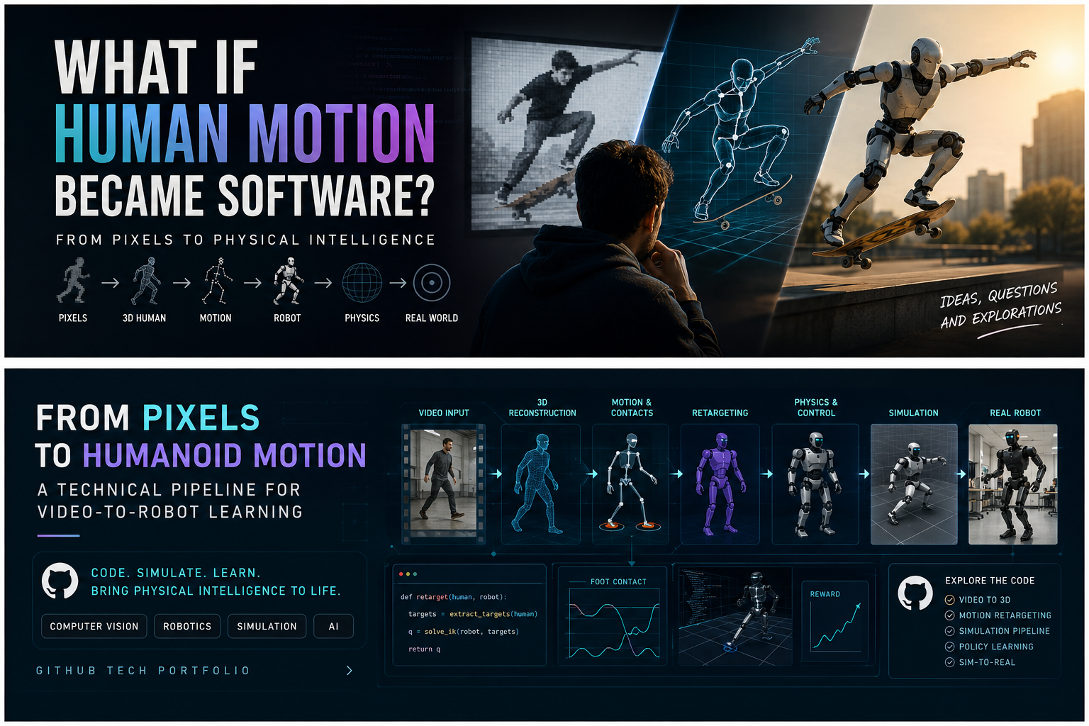 From pixels to humanoid motion blog cover